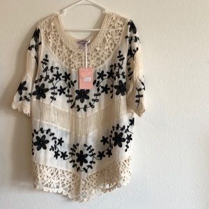 Bohemian Embroidered Blouse